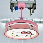 Quạt Đèn Hello Kitty Trang Trí Phòng Bé KH-QT2795 Ø1220