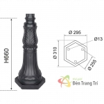 Trụ Đèn Trang Trí Sân Vườn Loại 3 Bóng EU-TRỤ 317 H4000