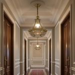 Đèn Thả Đồng Trang Trí Hành Lang EU-CD193 Ø250