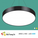 Đèn LED 60W Thả Trần UKN835 60W Ø600