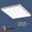 Đèn LED Vuông Gắn Nổi 36W SN6561 400x400