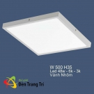 Đèn LED Vuông Gắn Nổi 48W SN6562 500x500