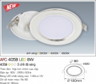 Đèn LED Âm Trần Thạch Cao 1 Màu 8W AFC 405B Ø90 