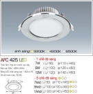 Đèn Led Âm Trần 3 Màu 7W AFC 425 Ø90