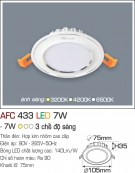 Đèn LED Âm Trần Thạch Cao 1 Màu 7W AFC 433 Ø75