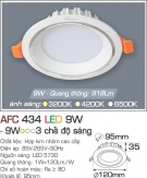 Đèn Downlight LED Đổi Màu 9W AFC 434 Ø95