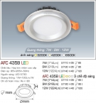 Đèn Led Âm Trần 3 Màu AFC 435B 7W Ø85