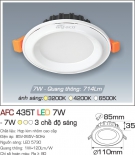 Đèn Led Âm Trần AFC 435T 7W Ø85