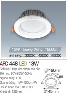 Đèn LED Âm Trần 13W AFC 448 Ø120