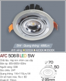 Đèn Mắt Ếch LED 5W AFC 506B Ø70