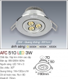 Đèn Mắt Ếch LED 3W AFC 510 Ø70