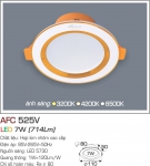 Đèn Downlight LED 7W AFC 525V Ø80