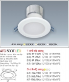 Đèn Downlight Led Đổi Màu 9W AFC 530T Ø100