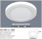 Đèn Áp Trần LED 48W AFC 555T Ø600