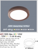 Đèn Áp Trần LED 12W AFC 555N Ø180