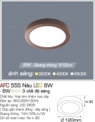 Đèn Áp Trần LED 6W AFC 555N Ø120