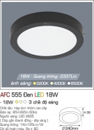 Đèn Áp Trần LED 18W AFC 555D Ø240