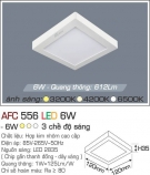 Đèn Áp Trần LED Đổi Màu 6W AFC 556T 120x120
