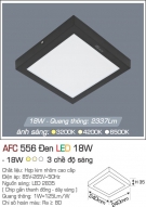 Đèn Áp Trần LED Đổi Màu 18W AFC 556D 240x240