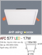 Đèn Led Âm Trần Vuông 17W AFC 577 150x150