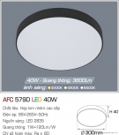 Đèn Áp Trần LED 40W AFC 579D Ø300