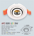 Đèn LED Âm Trần Gắn Tủ 3W AFC 626 Ø50