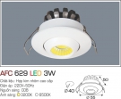 Đèn LED Âm Trần Gắn Tủ 3W AFC 629 Ø40