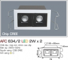 Đèn LED Âm Trần Gắn Tủ 4W AFC 634-2