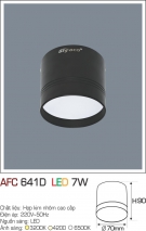 Đèn Lon LED Gắn Nổi 7W AFC 641D Ø70