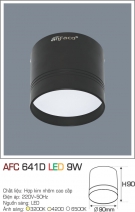 Đèn Lon LED Gắn Nổi 9W AFC 641D Ø90