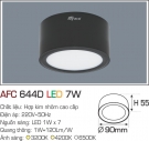 Đèn Lon LED Gắn Nổi 7W AFC 644D Ø90