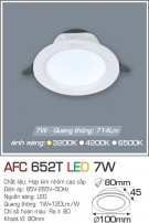Đèn Downlight LED 7W AFC 652T Ø90