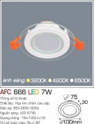 Đèn LED Âm Trần 7W AFC 666 Ø75