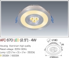 Đèn Mắt Ếch LED 4W AFC 670 Ø80