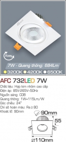 Đèn Mắt Ếch LED 7W AFC 732 Ø90