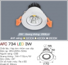 Đèn Mắt Ếch LED 3W AFC 734 Ø55