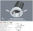 Đèn Led Âm Trần Chiếu Rọi 24độ 10W AFC 749T Φ75