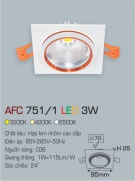 Đèn LED Âm Trần 3W AFC 751-1