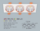 Đèn LED Âm Trần 9W AFC 751-3