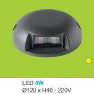 Đèn Lắp Sàn LED 4W UASN04 Ø120