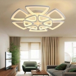 đèn trang trí phòng khách đơn giản, đèn led ốp trần phòng khách, đèn trần trang trí phòng khách