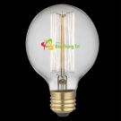 Bóng đèn trang trí Edison 40W G125, bóng đèn trang trí edison G125, bóng đèn sợi đốt edison g125