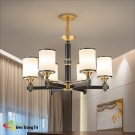 đèn trang trí cao cấp, đèn trang trí phòng ăn, đèn chùm đồng phòng khách