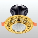 Đèn downlight âm trần biệt thự cổ điển 12W, bóng đèn trang trí trần nhà cổ điển LA05, đèn led âm trân cổ điển LA05