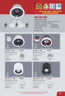 Bóng đèn trang trí trần nhà hiện đại 1 - Đèn LED âm trần Anfaco Lighting