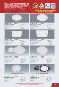 Bóng đèn trang trí trần nhà hiện đại 6 - Đèn LED âm trần bảo hành 3 năm