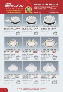 Bóng đèn trang trí trần nhà hiện đại 7 - Đèn LED âm trần bảo hành 3 năm