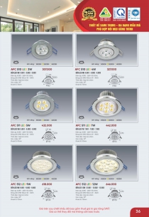 Bóng đèn trang trí âm trần nhà Anfaco LED