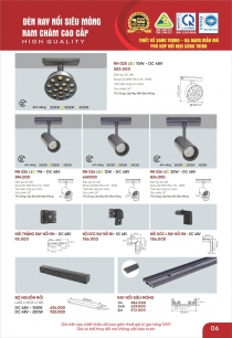 Đèn LED Thanh Ray Nam Châm Cao Cấp - Đèn LED Anfaco Lighting