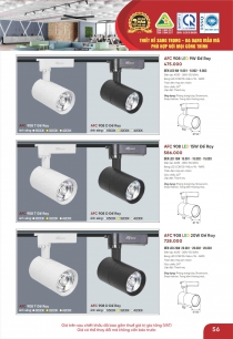 Bóng đèn led thanh ray trang trí shop quần áo